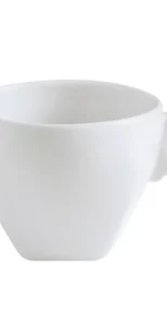 VAJILLA CORONA - TAZA CAFE 101 Cc Cuadrado.Actualite Blanco